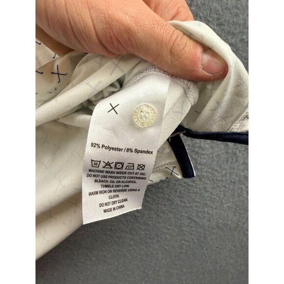 Maelreg Shirt Men's 4XL White Performance Polo Golf Clubs All‎ Over Print AOP - Picture 7 of 12